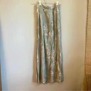 Vintage Floral Maxi Skirt